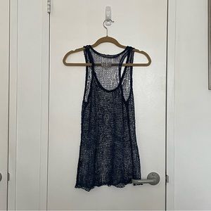 Blue Nili Lotan knit tank